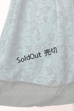 画像3: axes femme POETIQUE / 不思議の国のアリススカート  グリーン Y-25-09-29-153-AX-SK-SZ-ZY