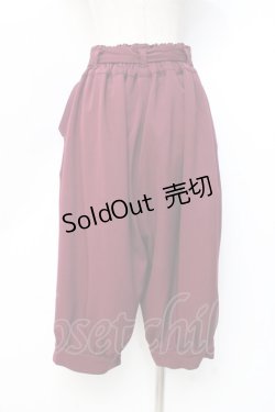 画像3: axes femme / カボチャハーフパンツ  ワイン Y-25-09-29-155-AX-PA-SZ-ZY