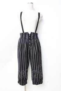 axes femme POETIQUE / サス付きハーフパンツ  黒 Y-25-09-29-156-AX-PA-SZ-ZT404