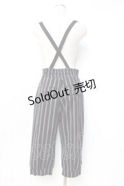 画像2: 【SALE】axes femme POETIQUE / サス付きハーフパンツ  黒 Y-25-09-29-156-AX-PA-SZ-ZT404