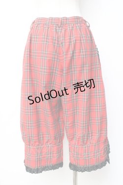 画像2: ALICE and the PIRATES / タータンチェック ハーフパンツ  赤 Y-25-09-29-159-PA-PA-SZ-ZY