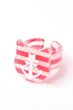 画像1: Angelic Pretty / Sailor Marine Kittenリング  赤 Y-25-09-29-020-AP-AC-SZ-ZY