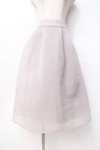 an another angelus / シアークリノリンスカート F ピンクベージュ Y-25-09-29-162-CA-SK-SZ-ZY
