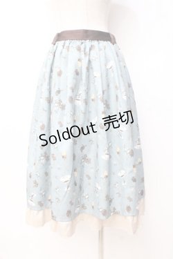 画像2: axes femme / メルティショコラ柄スカート F ミント Y-25-09-29-164-AX-SK-SZ-ZY