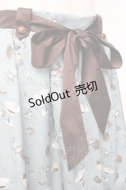 画像3: axes femme / メルティショコラ柄スカート F ミント Y-25-09-29-164-AX-SK-SZ-ZY