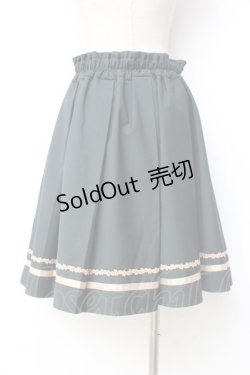 画像2: axes femme / サイドベルトプリーツスカート  グリーン Y-25-09-29-165-AX-SK-SZ-ZY