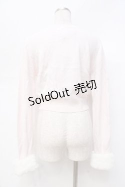 画像2: LIZ LISA / 袖ファー付き刺繍カーディガン 0 ピンク Y-25-09-29-168-LO-TO-SZ-ZY