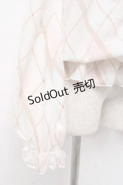 画像4: LIZ LISA / アーガイルチェック柄オフショルトップス 0 オフ×ピンク Y-25-09-29-171-LO-TO-SZ-ZY