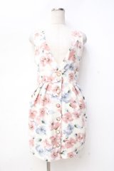 LIZ LISA / 水彩花柄ジャンスカ 0 アイボリー Y-25-09-29-173-LO-OP-SZ-ZI