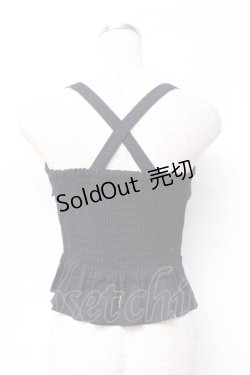 画像2: LIZ LISA / 小花刺繍ビスチェ 0 紺 Y-25-09-29-180-LO-TO-SZ-ZI