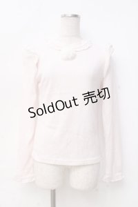 LIZ LISA / ポンポン付リブトップス 0 ピンク Y-25-09-29-182-LO-TO-SZ-ZI