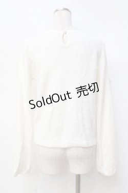 画像2: LIZ LISA / お花レース×ドットチュールフェザートップス 0 ホワイト Y-25-09-29-184-LO-TO-SZ-ZY