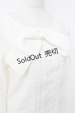 画像4: LIZ LISA / お花レース×ドットチュールフェザートップス 0 ホワイト Y-25-09-29-184-LO-TO-SZ-ZY