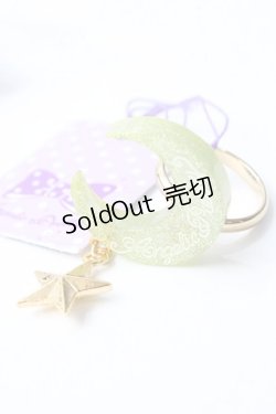 画像1: Angelic Pretty / Nighty Moonリング  イエロー Y-25-09-29-025-AP-AC-SZ-ZY