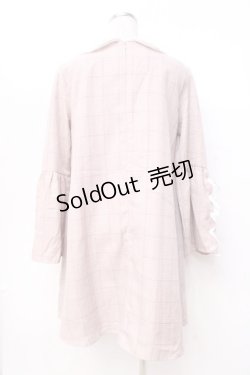 画像2: LIZ LISA / 襟付グレンチェックワンピース 0 ピンク Y-25-09-29-191-LO-OP-SZ-ZI