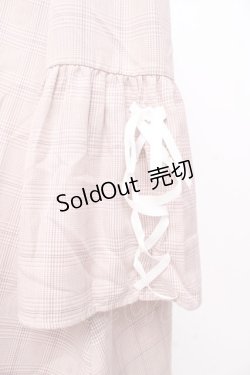 画像3: LIZ LISA / 襟付グレンチェックワンピース 0 ピンク Y-25-09-29-191-LO-OP-SZ-ZI