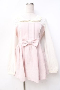 画像1: LIZ LISA / バラフロッキーワンピース 0 ピンク Y-25-09-29-192-LO-OP-SZ-ZY