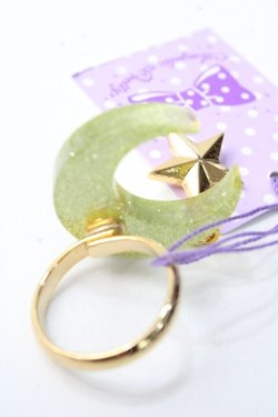 画像2: Angelic Pretty / Nighty Moonリング  イエロー Y-25-09-29-025-AP-AC-SZ-ZY