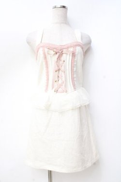 画像1: LIZ LISA / 配色ジャンスカ 0 オフ白 Y-25-09-29-195-LO-OP-SZ-ZY