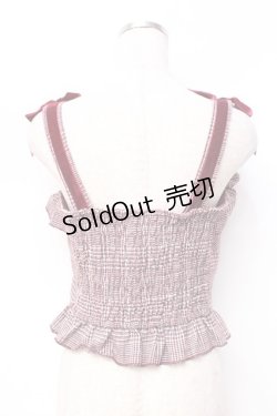 画像2: LIZ LISA / チェックビスチェ 0 ボルドー Y-25-09-29-196-LO-TO-SZ-ZY