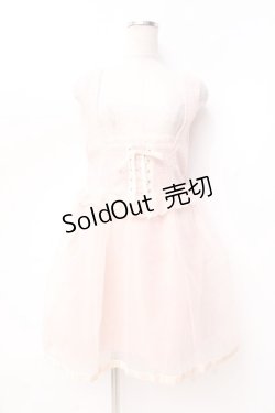 画像1: LIZ LISA / オーガンジー重ねウールジャンスカ 0 ピンク Y-25-09-29-197-LO-OP-SZ-ZI