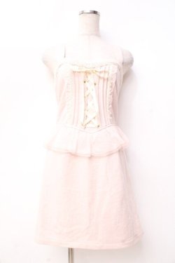 画像1: LIZ LISA / 配色ジャンスカ 0 ピンク Y-25-09-29-202-LO-OP-SZ-ZY