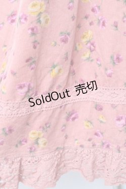 画像4: LIZ LISA / 花柄コーデュロイキャミワンピース 0 ピンク Y-25-09-29-204-LO-OP-SZ-ZY