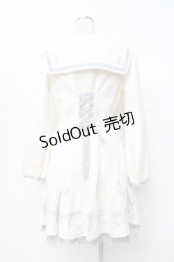 画像2: LIZ LISA / リボン刺繍ワンピース 0 オフ白 Y-25-09-29-206-LO-OP-SZ-ZI