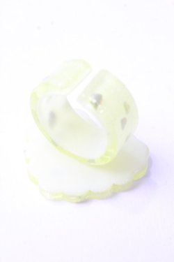 画像2: Angelic Pretty / トッピングハートリング  イエロー Y-25-09-29-028-AP-AC-SZ-ZY