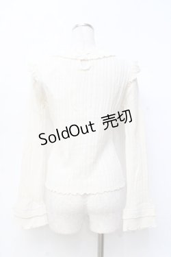 画像2: LIZ LISA / ラメリブニット 0 アイボリー Y-25-09-29-210-LO-TO-SZ-ZI