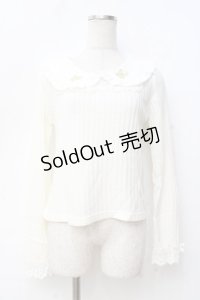 LIZ LISA / リボンベアーリブペタトップス 0 アイボリー Y-25-09-29-211-LO-SK-SZ-ZI