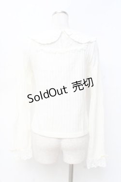 画像2: LIZ LISA / リボンベアーリブペタトップス 0 アイボリー Y-25-09-29-211-LO-SK-SZ-ZI