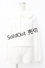 LIZ LISA / 襟ファーニットカーディガン 0 白 Y-25-09-29-212-LO-TO-SZ-ZY