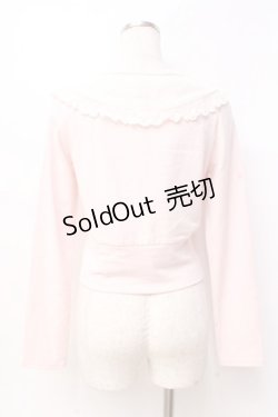 画像2: LIZ LISA / ストライプリボンカーディガン 0 ピンク Y-25-09-29-214-LO-TO-SZ-ZY