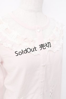 画像4: LIZ LISA / ストライプリボンカーディガン 0 ピンク Y-25-09-29-214-LO-TO-SZ-ZY