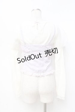 画像2: LIZ LISA / 起毛レースビスチェ切替ニット 0 ラベンダー Y-25-09-29-218-LO-TO-SZ-ZY