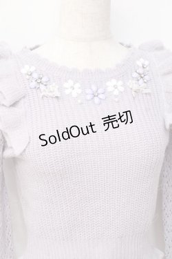 画像3: LIZ LISA / フラワービジュニットトップス 0 ラベンダー Y-25-09-29-219-LO-TO-SZ-ZI