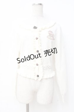 画像1: LIZ LISA / スウィートラテ柄カーディガン 0 アイボリー Y-25-09-29-222-LO-TO-SZ-ZY