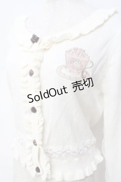 画像3: LIZ LISA / スウィートラテ柄カーディガン 0 アイボリー Y-25-09-29-222-LO-TO-SZ-ZY