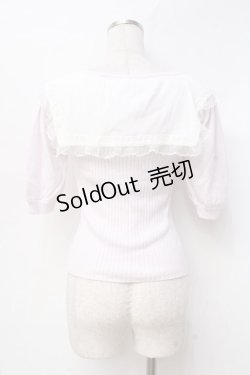 画像2: LIZ LISA / 襟レースリブニット 0 ピンク Y-25-09-29-223-LO-TO-SZ-ZI