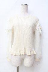 LIZ LISA / 肩あきリボントップス 0 ベージュ Y-25-09-29-224-LO-TO-SZ-ZI