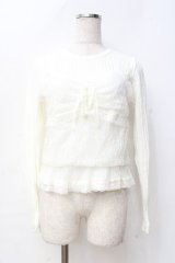 LIZ LISA / ビスチェ×ニットソー 0 アイボリー Y-25-09-29-225-LO-TO-SZ-ZI