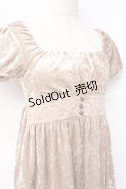 画像3: 【SALE】LIZ LISA / ベロアワンピース 0 ゴールド Y-25-09-29-226-LO-OP-SZ-ZT202