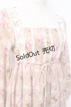 画像3: LIZ LISA / 花柄起毛ワンピース 0 ベージュ Y-25-09-29-231-LO-OP-SZ-ZI