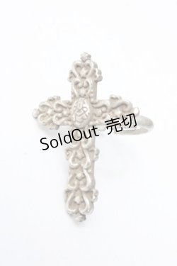 画像1: Angelic Pretty / Brilliant Crossリング  シルバー Y-25-09-29-033-AP-AC-SZ-ZY