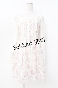 画像1: LIZ LISA / レース花柄ワンピース 0 オフ白 Y-25-09-29-232-LO-OP-SZ-ZI