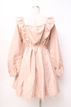 画像2: LIZ LISA / フロントリボンワンピース 0 くすみピンク Y-25-09-29-236-LO-OP-SZ-ZY