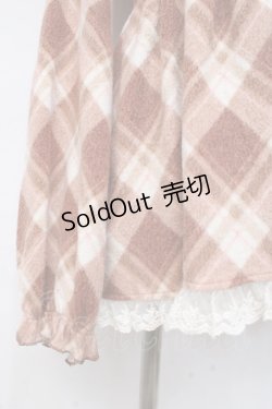画像4: LIZ LISA / 衿ファーチェック柄起毛ワンピース 0 ブラウン Y-25-09-29-240-LO-OP-SZ-ZY