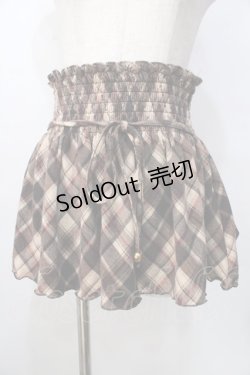 画像1: LIZ LISA / チェック柄ミニスカート 0 ブラウン Y-25-09-29-245-LO-PA-SZ-ZY