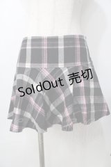 LIZ LISA / ツイード調チェック柄スカート 0 黒 Y-25-09-29-248-LO-SK-SZ-ZY